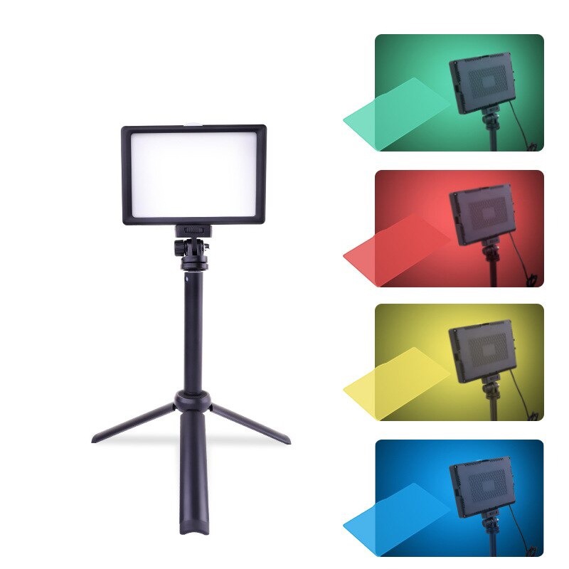 Lampu Kamera Studio LED Portable Flat Panel Fill Light 15W - LPL-01 - Black