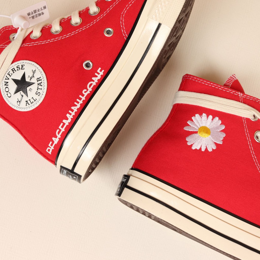 CONVERSE 70S X PEACE MINUS ONE Red White