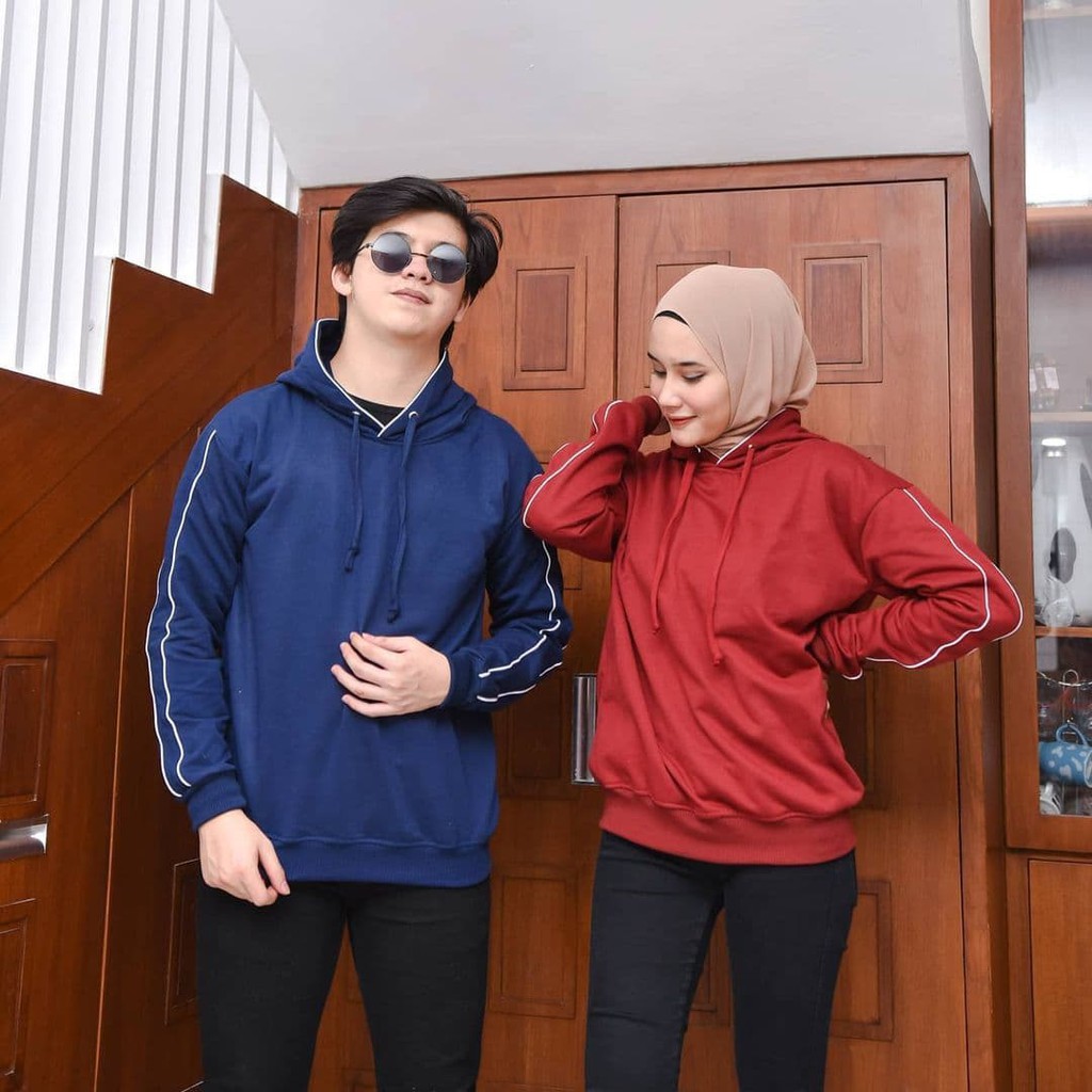 Nara Grosir - List Hodie Sweater l Sweater Hodie Pria dan Wanita