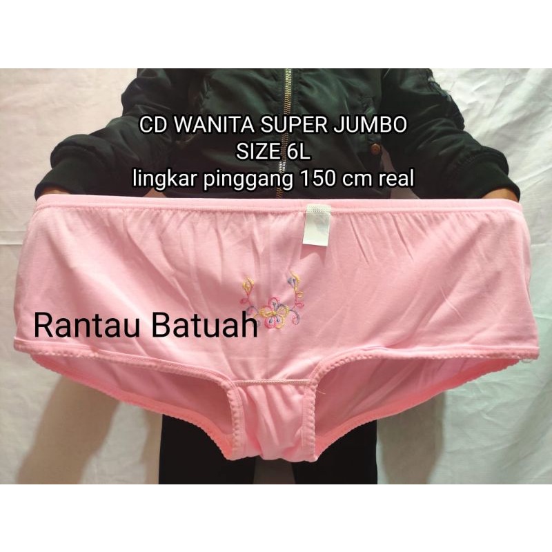 celana dalam wanita super jumbo/cd jumbo size 4L 5L 6L