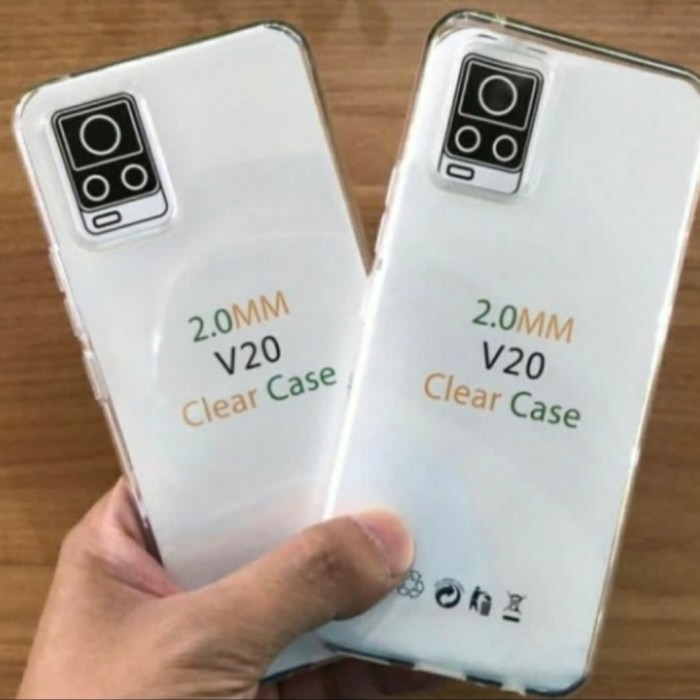 C/C- Softcase Clear Case Sillikon Kondom Case Bening Casing Vivo V20