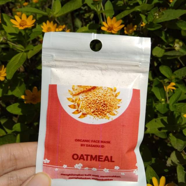 MASKER ORGANIK OATMEAL