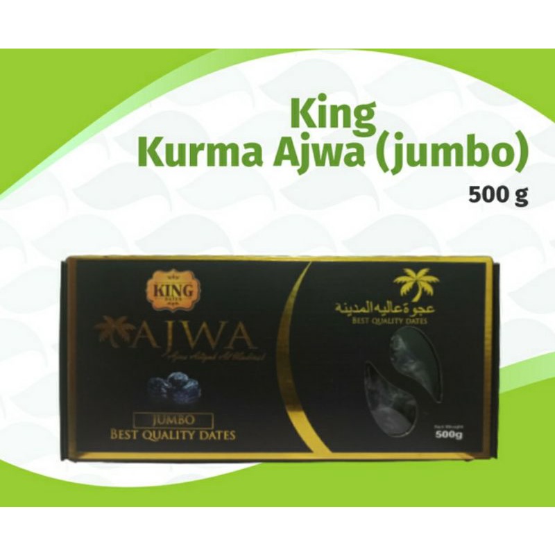 

Kurma King Ajwa Premium Kotak 500gr