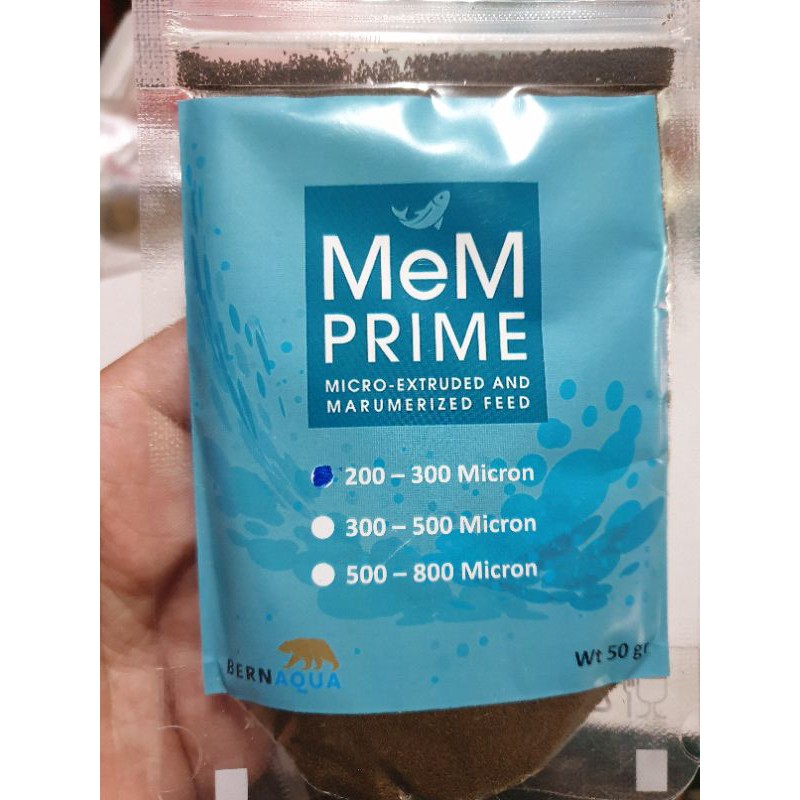 Pelet Ikan MeM Prime 200-300 Micron / Pelet Mem Prime