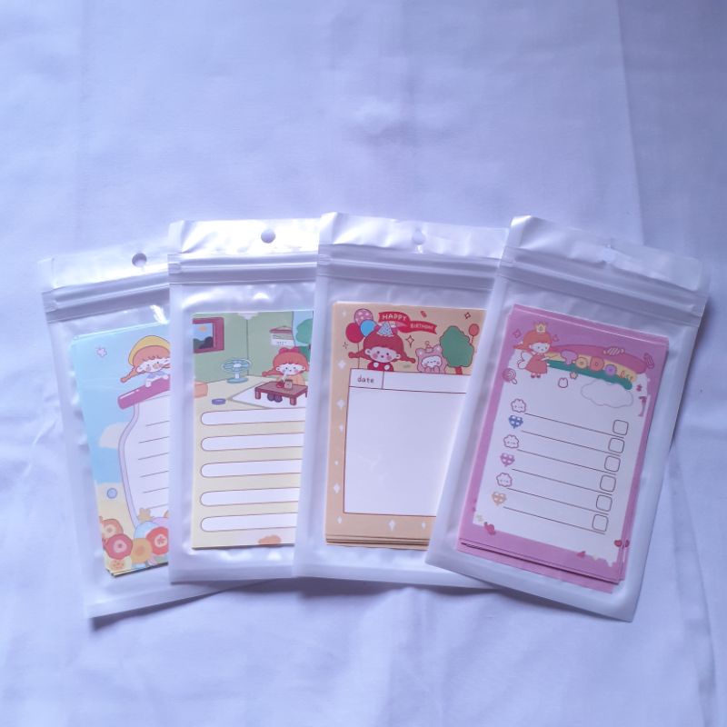 

MEMO PAD GIRLS ALA KOREAN STYLE