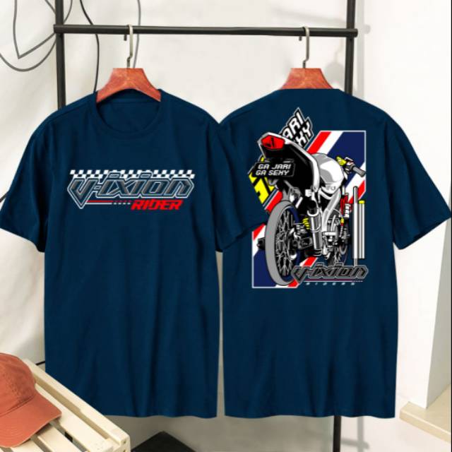 Baju tshirt kaos motor vixion jari jari