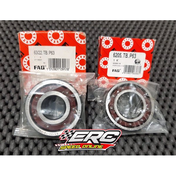 BEARING LAKER KRUK AS FAG PORTUGAL NINJA 150 6205 - 6322 RACING ORIGINAL ORI