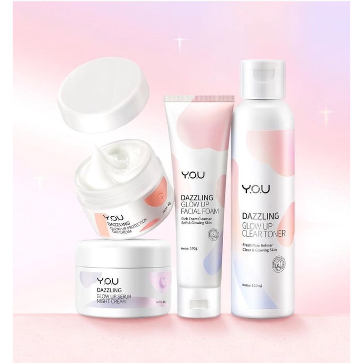 YOU SkinCare DAZZLING GLOW UP - SATU PAKET [SATU SET] | COD