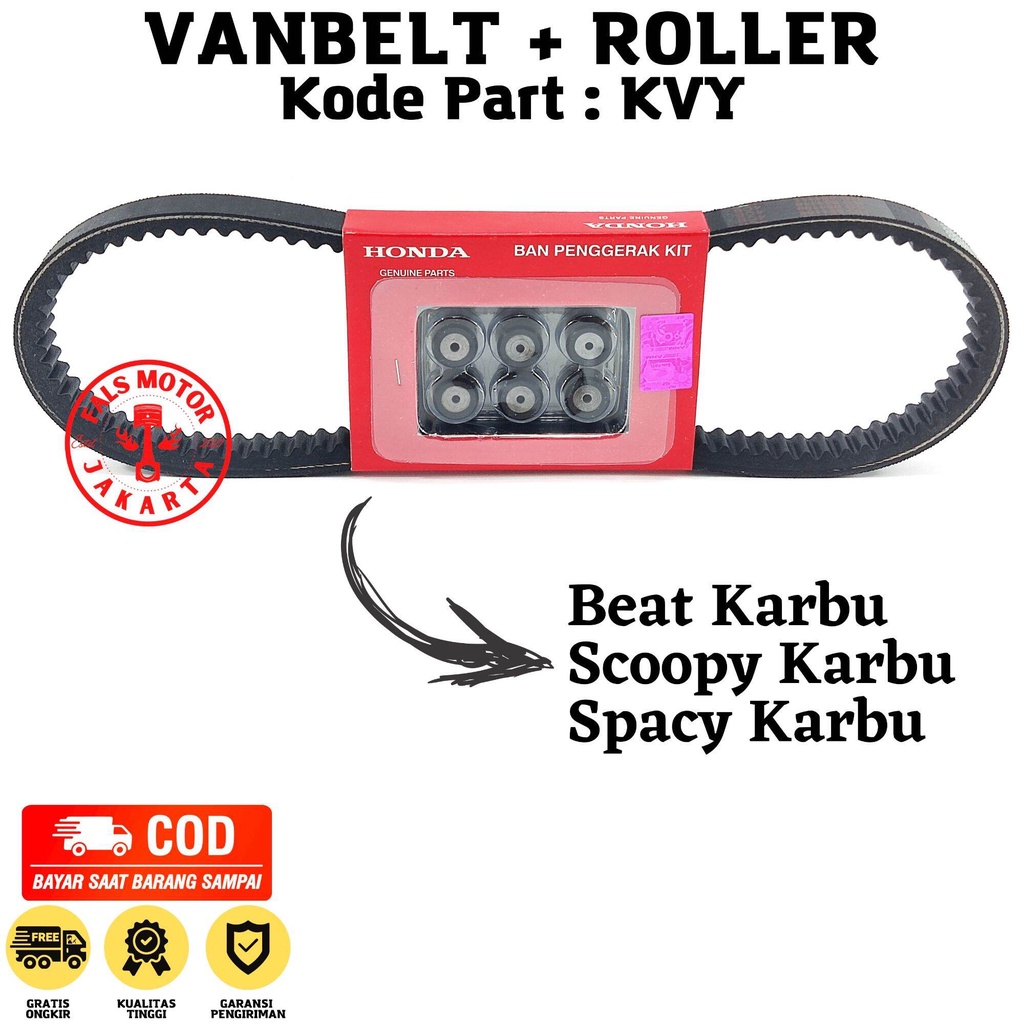 Vanbelt Beat Karbu / V-Belt Beat KVY / V-Belt Beat Karbu / Vanbelt Scoopy Karbu / V-Belt Beat / Penb