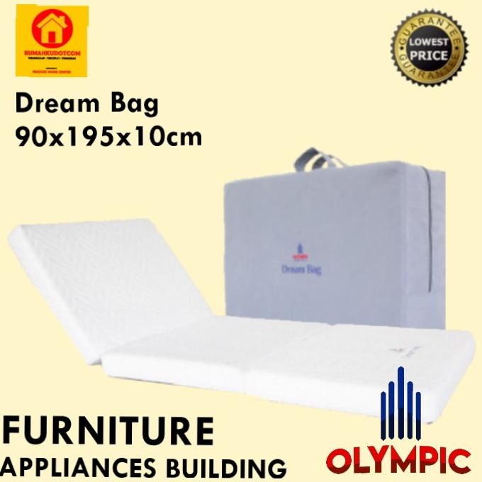 KASUR LIPAT OLYMPIC - KASUR LANTAI LIPAT TEBAL 10CM - DREAMBAG