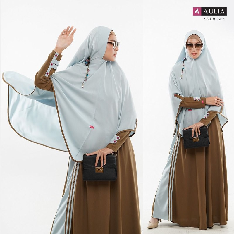 PROMO LIMITED SET GAMIS AULIA FASHION/SET GAMIS SYAR'I QAISYA LINEN BY AULIA FASHION BAJU BUSANA MUS