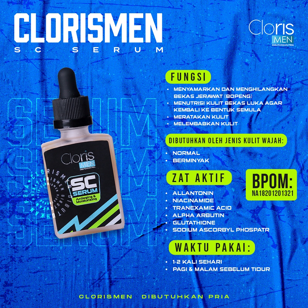 Clorismen PAKET ACNE SERIES Skincare Pembersih Wajah Penghilang Jerawat Bekas Jerawat Bopeng BPOM Original