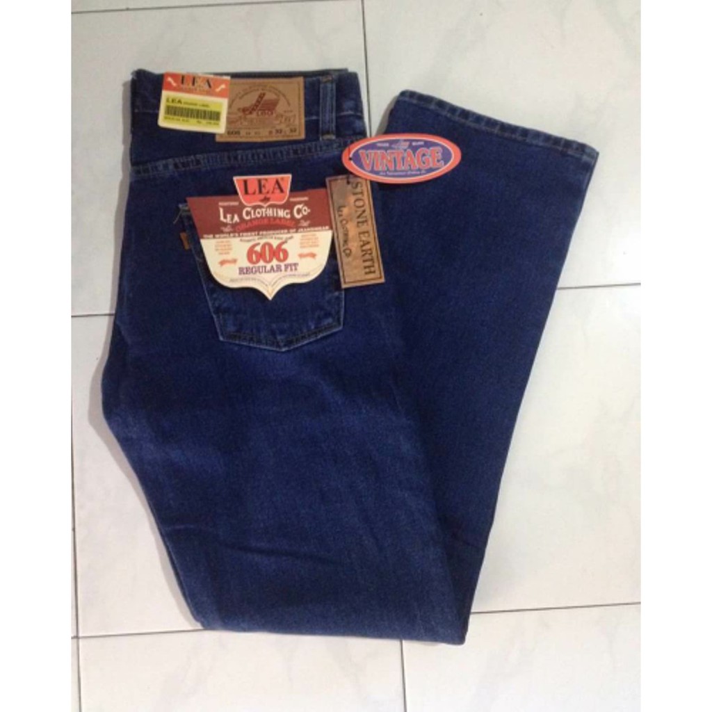 CELANA JEANS PRIA LEA STANDAR REGULER PREMIUM 28 sampai 38 bisa COD