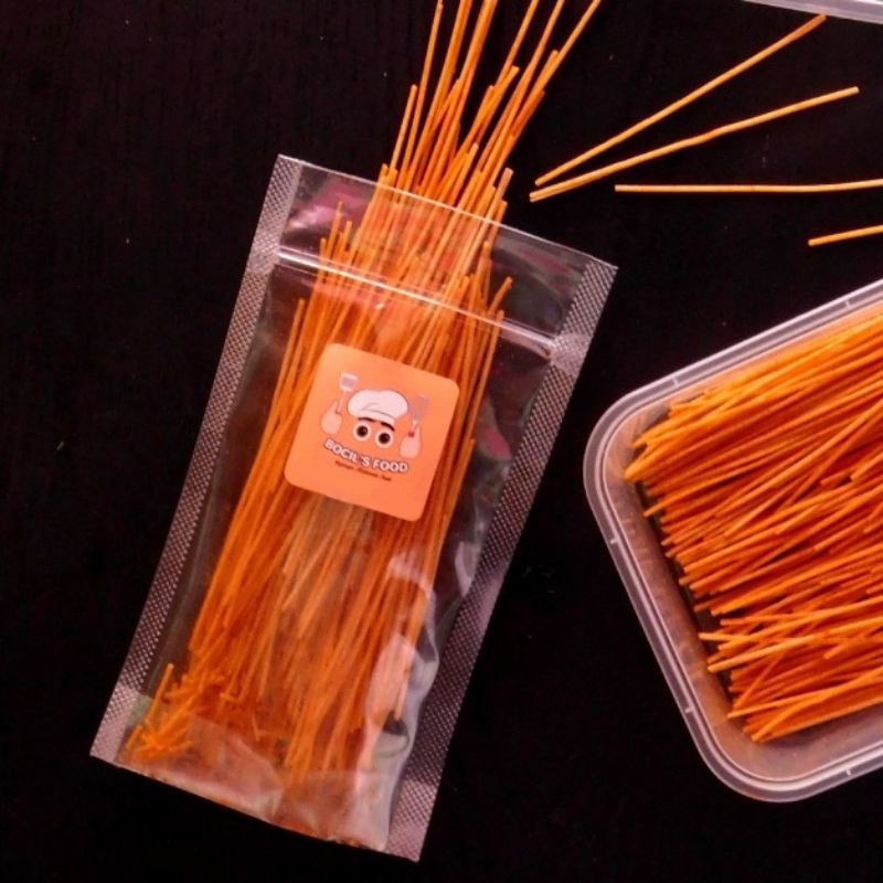 Mi Lidi Pedas/Mi Lidi Asin/Mie Lidi/Biting 50 Gram Pouch