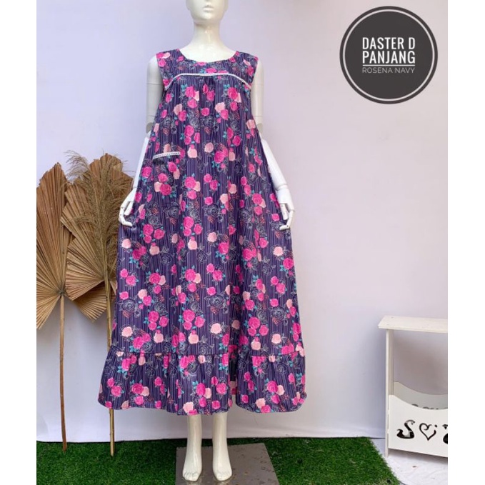 Homedress Daster Katun Jepang Premium Ori Cantik Murah Model D Panjang size S ld 100 M ld 110cm