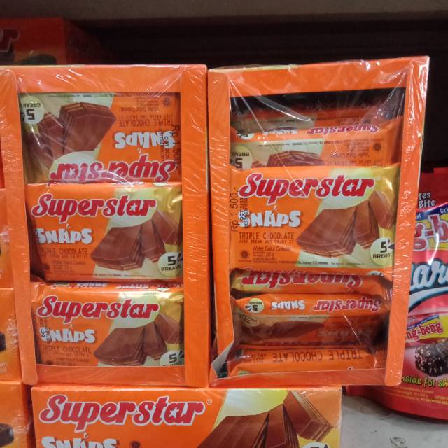 

Roma Superstar Snaps 28gr isi 12pcs / Superstar Snaps 12 Pcs @28gram