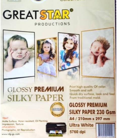 

Berkualitas! SILKY 230GSM GREAT STAR