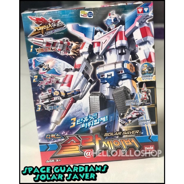 AULDEY SPACE GUARDIAN SOLAR SAVER ORIGINAL MAINAN ROBOT HARGA PROMO
