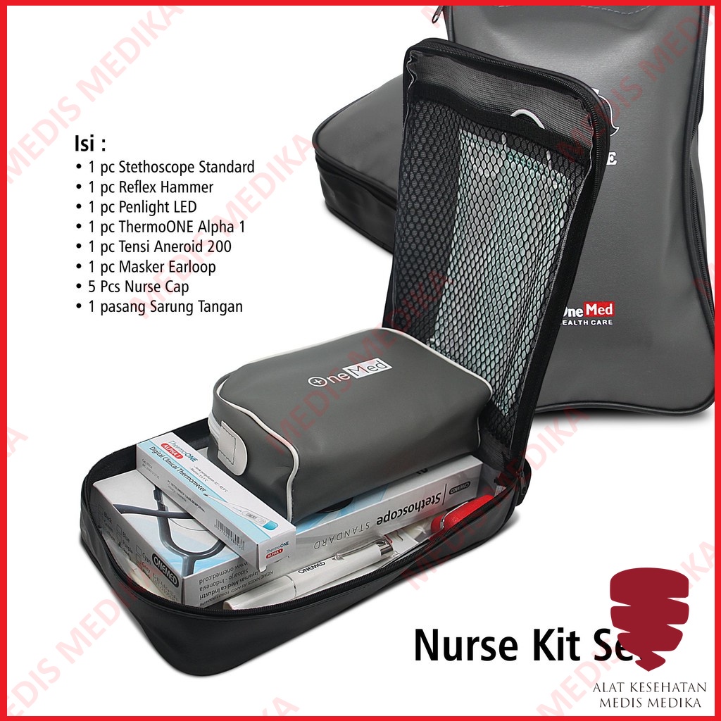 Nurse Kit Set Onemed Nursing Paket Tas Alat Perlengkapan Suster Perawat P3K