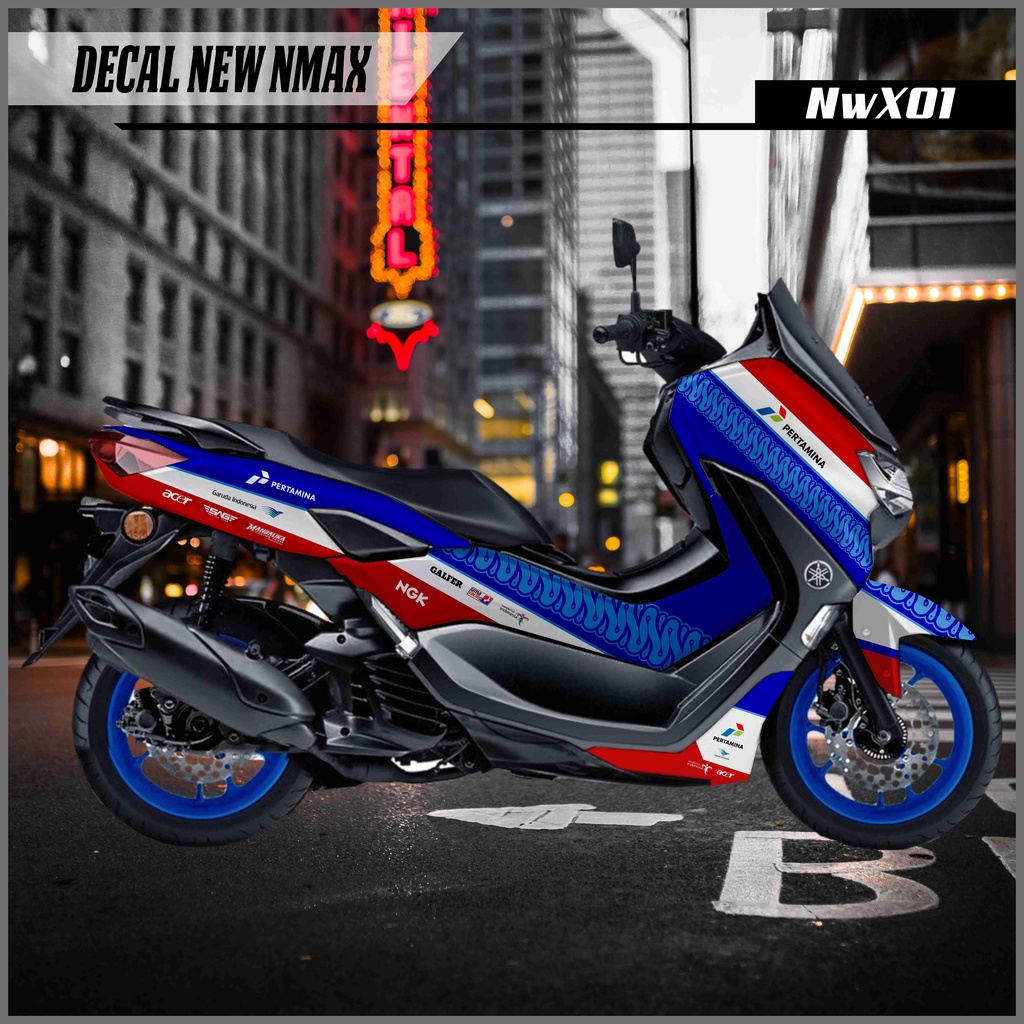 DECAL STICKER NEW NMAX MANDALIKA
