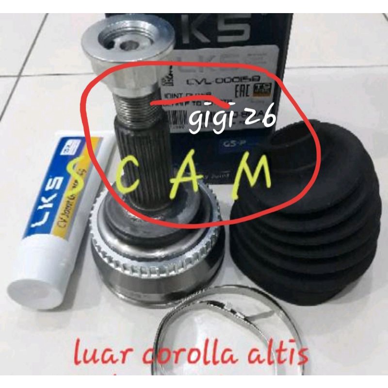 Cv Joint Luar As Roda Depan Luar Toyota Corolla Altis
