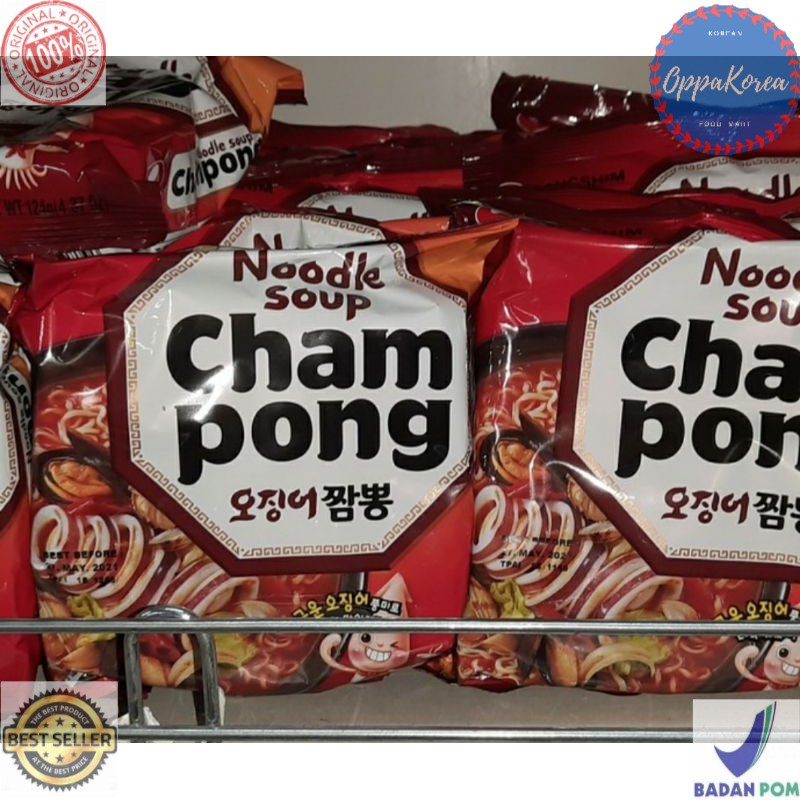 

Nongshim Champong Instan Noodles 124 gram