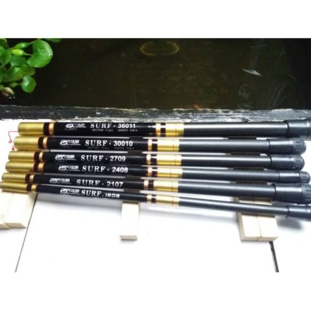 Joran Tegek Joran Antena Telescopic VIP GOLDEN SURF 180cm 210cm 240cm 270cm 300cm 360cm