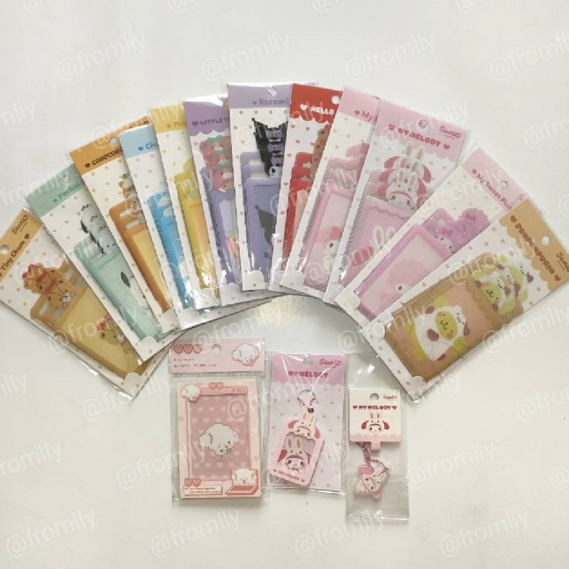 [READY] SANRIO PHOTOCARD HOLDER KEYRING ACRYLIC Tiny Chum Pompompurin pochacco corocorokuririn cinna
