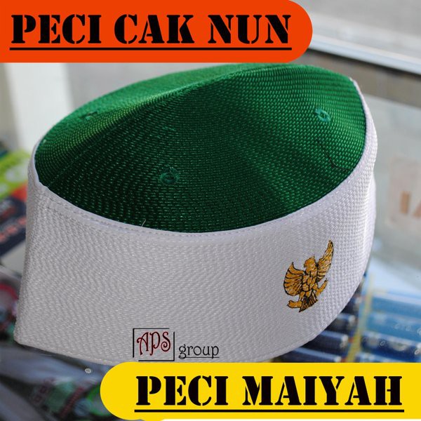KOPIAH PECI CAK NUN INDONESIA LOGO GARUDA FULL BORDIR