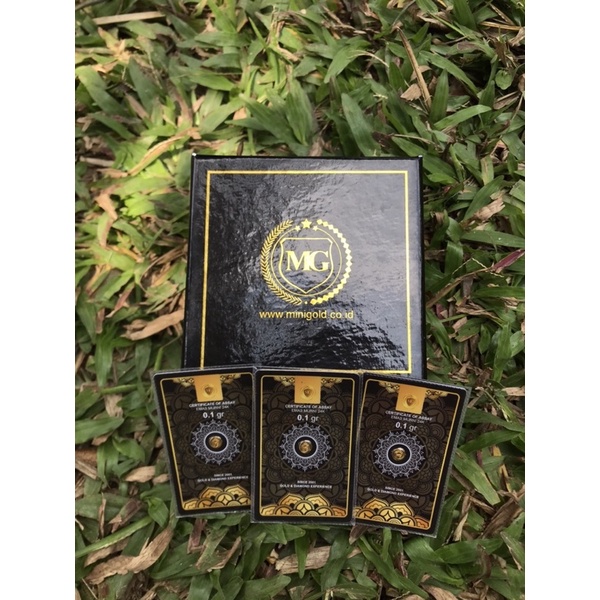 MINI GOLD 0.1 gram 24K, CARA MUDAH MENABUNG EMAS GARANSI BUYBACK. BISA TUKAR EMAS ANTAM