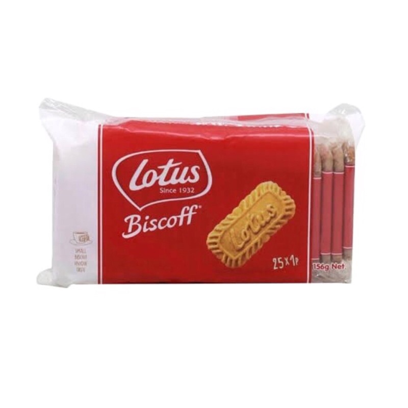 Lotus Biscoff Individual Pack 156 Gram Isi 25 pcs Caramelized Biscuit ed 10/23