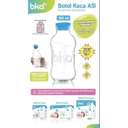 botol kaca bka botol kaca simpan asi merk bka