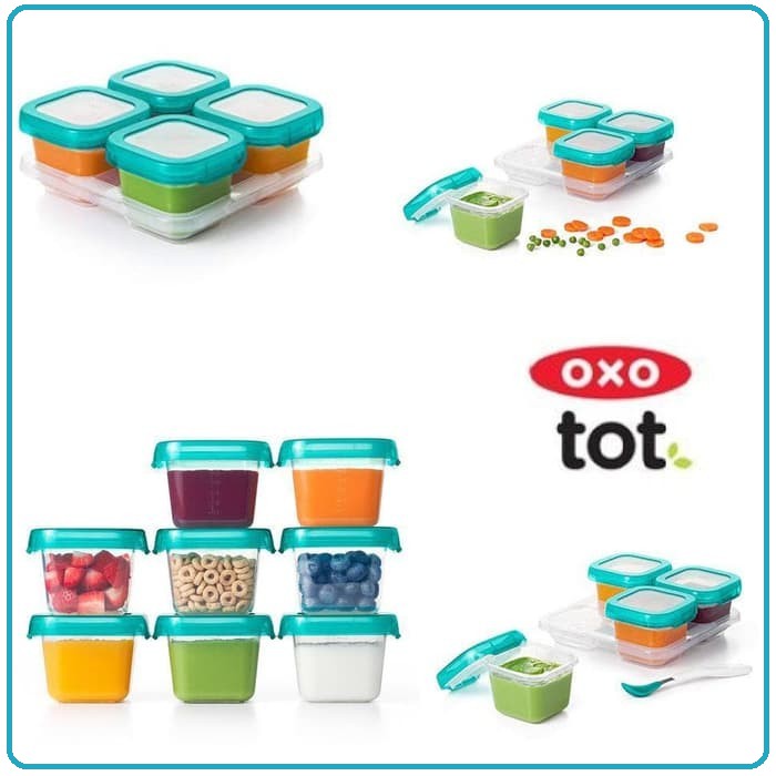 OXO Tot Baby Blocks Freezer Storage Containers 6oz