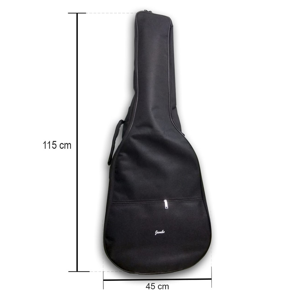 Tas Gitar Jumbo Semi Gigbag Bahan KANVAS Jakarta Murah Sarung Softcase