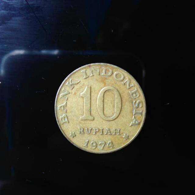 Uang logam 10 Rupiah Tahun 1974
