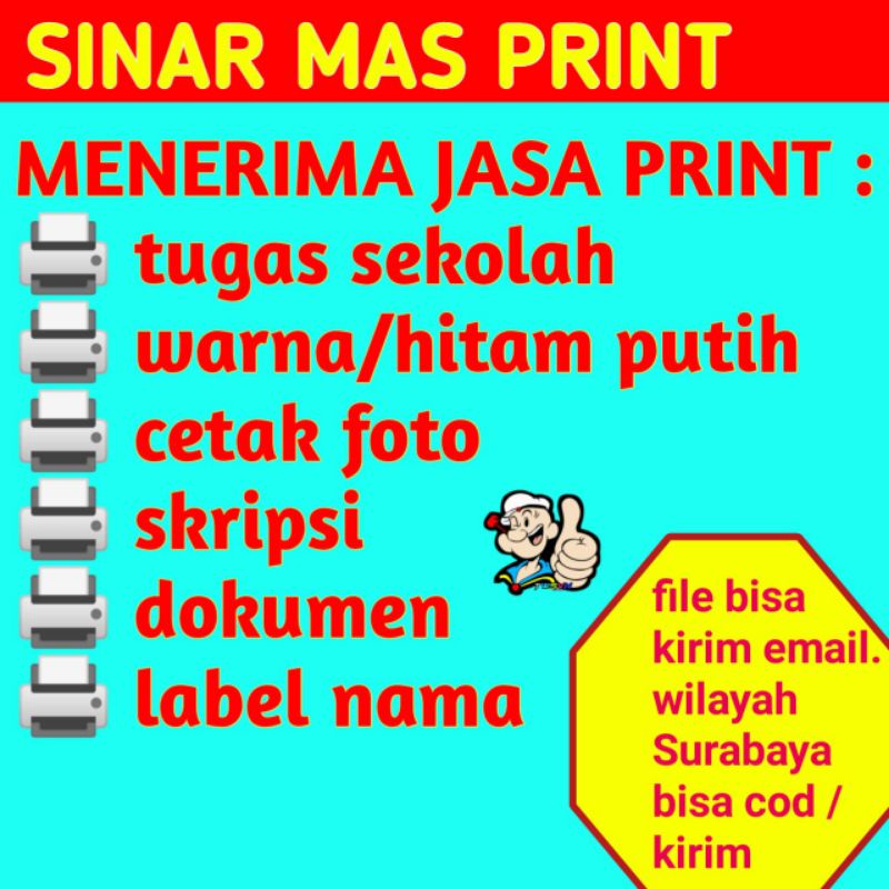 

print dokumen tugas A4 f4 cetak pas foto 3r 4r 8r 10r art paper a3