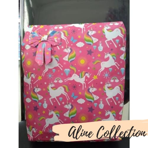 Kertas kado unicorn bungkus kado Kartu Ucapan unicorn kartu ultah unicorn bubble wrap