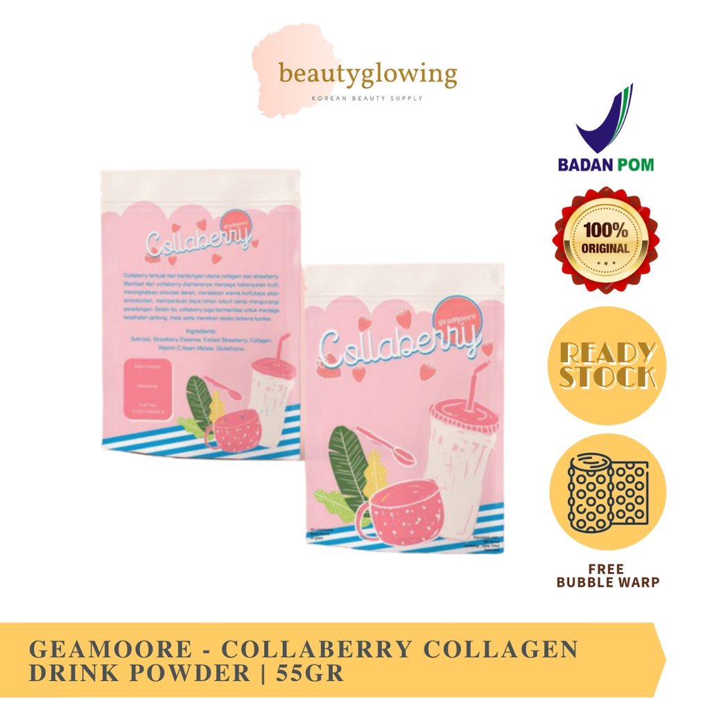 [BPOM] GEAMOORE Minuman Collagen Collaberry Collagen Drink