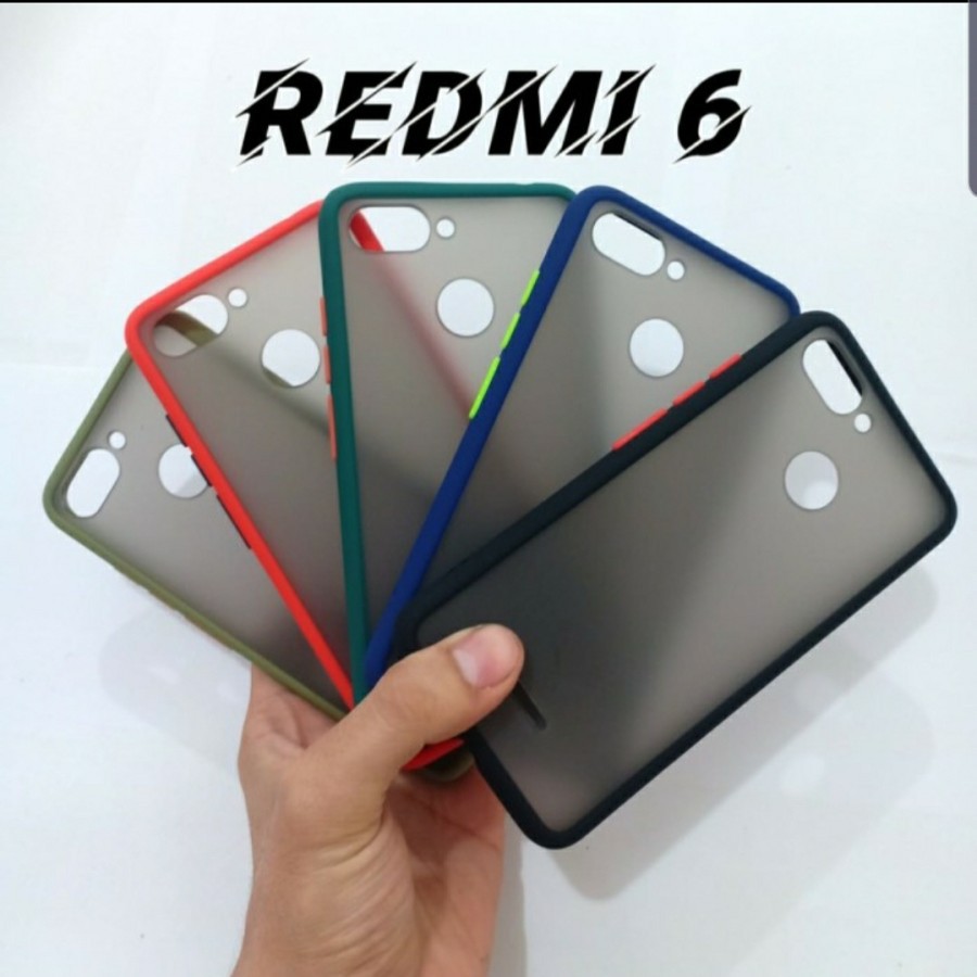 CASE REDMI 4A/REDMI 5A/REDMI 6/REDMI 6A/REDMI 6 PRO SOFT DOFF HARDCASE TRANSPARAN ( CASE DOFF )