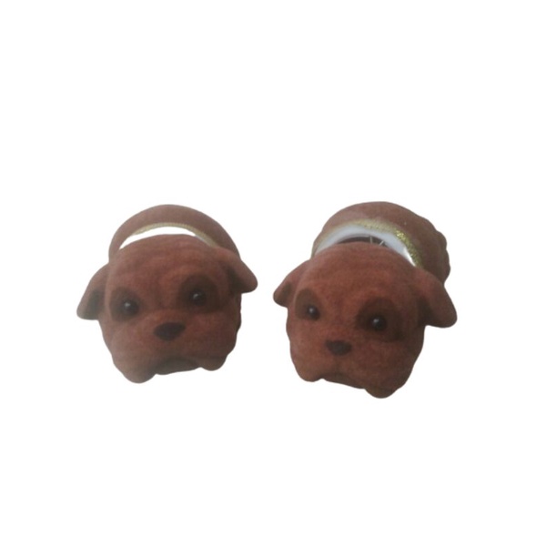 boneka anjing bulldog kepala goyang