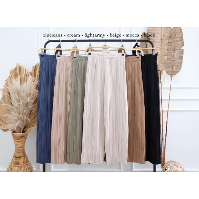 HECTOR CULLOTE | CELANA PANJANG WANITA HIGH WAISTED KULOT CEWEK