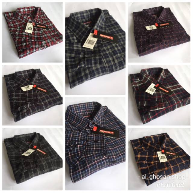 KEMEJA FLANEL PANJANG BIG SIZE SERDIOLA