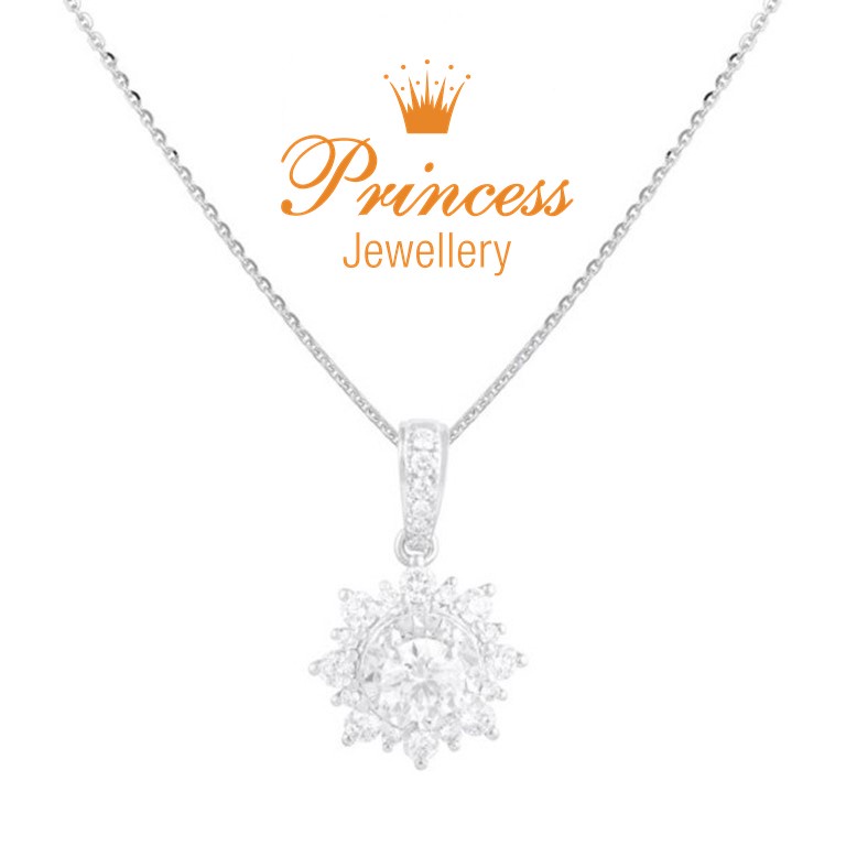 Liontin Berlian GIA Sertifikat PPD893695 Princess Jewellery