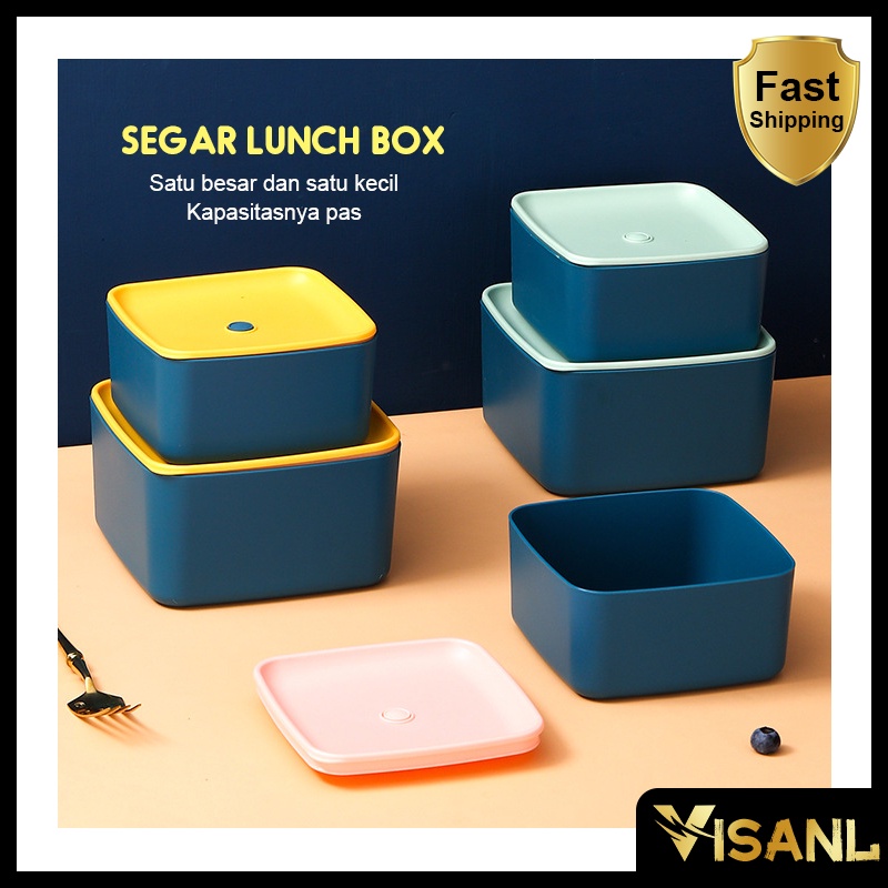 Kotak Makan BENTO BOX / Tempat Makan Lunch Box Anti Bocor Kotak Makan BPA FREE