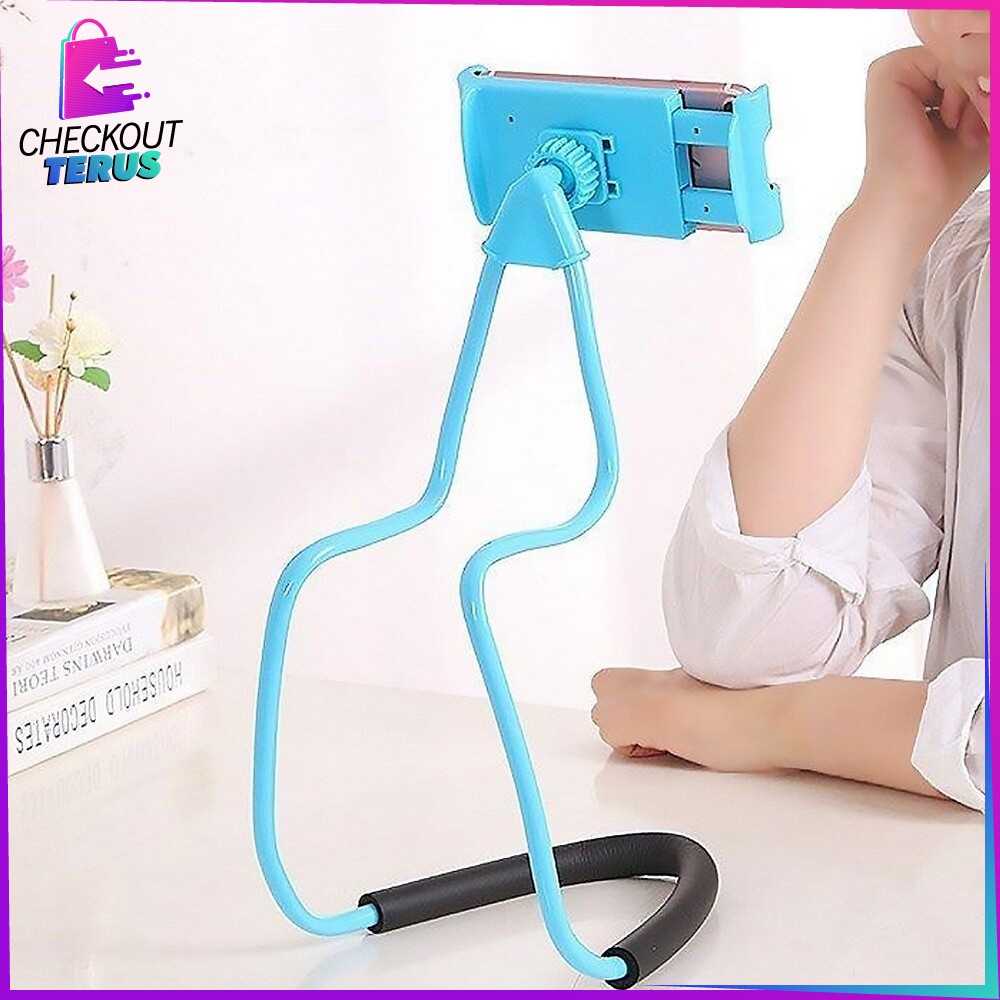 CT C371 Lazy Neck Phone Holder Penyangga HP di Leher Sandaran HP Untuk Nonton Dudukan Handphone di Leher Flexible