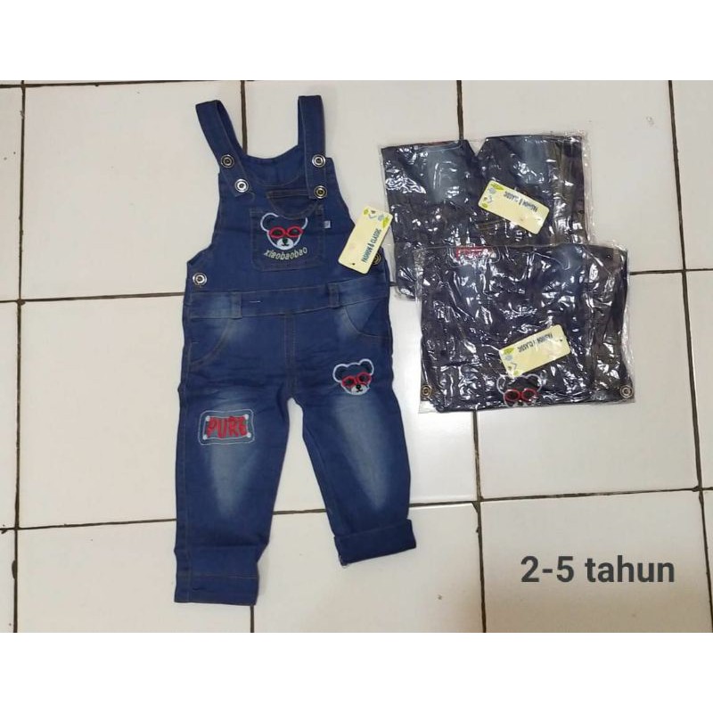 Coverall/CelanaKodok Jeans Anak Cowok/Cewek IMPORT