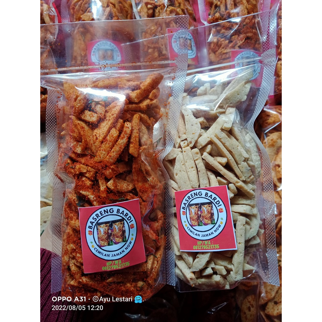 

Basreng | isi 200 gram | baso goreng basreng stik pedas basreng kering cabe asli dan jeruk