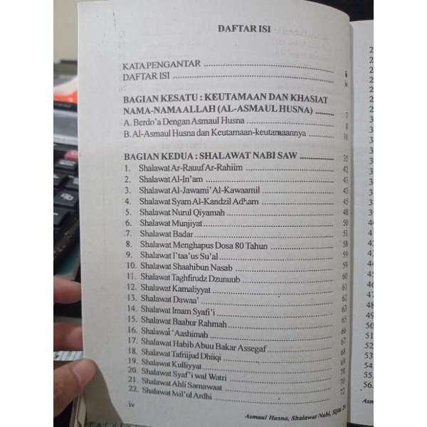 Buku Asmaul Husna Shalawat Nabi &amp; Sifat 20 (14×20cm)