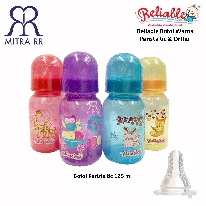 Reliable Botol Susu Warna Peristaltic Orthodentic 60ml
