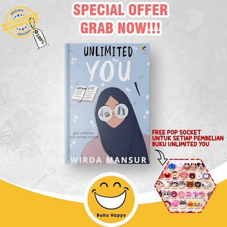  BUKU  UNLIMITED YOU EDISI TTD By Wirda  Mansur  Shopee 